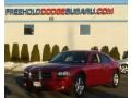 2009 Inferno Red Crystal Pearl Dodge Charger SXT AWD  photo #1