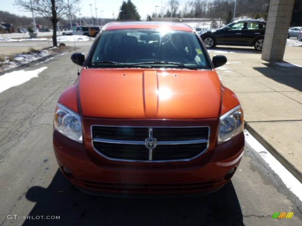 2007 Caliber R/T AWD - Sunburst Orange Pearl / Pastel Pebble Beige photo #3