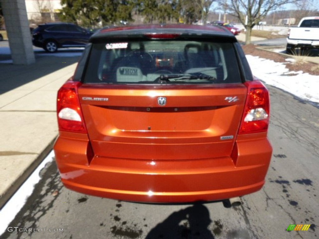 2007 Caliber R/T AWD - Sunburst Orange Pearl / Pastel Pebble Beige photo #7