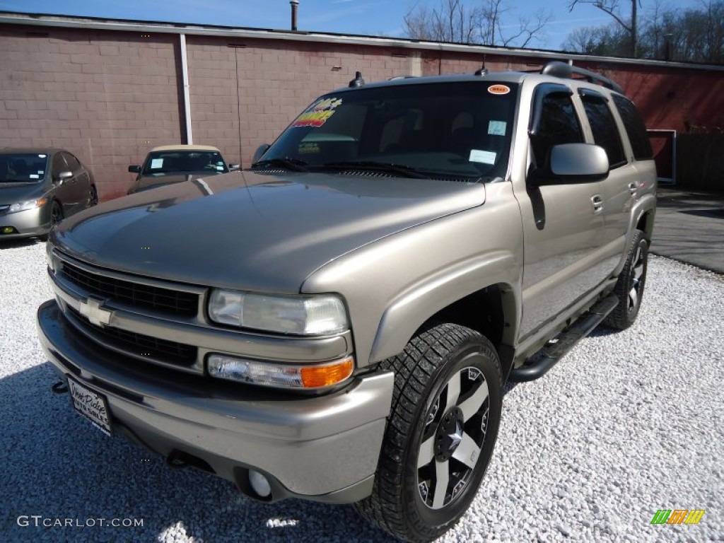 2003 Tahoe Z71 4x4 - Light Pewter Metallic / Tan/Neutral photo #1