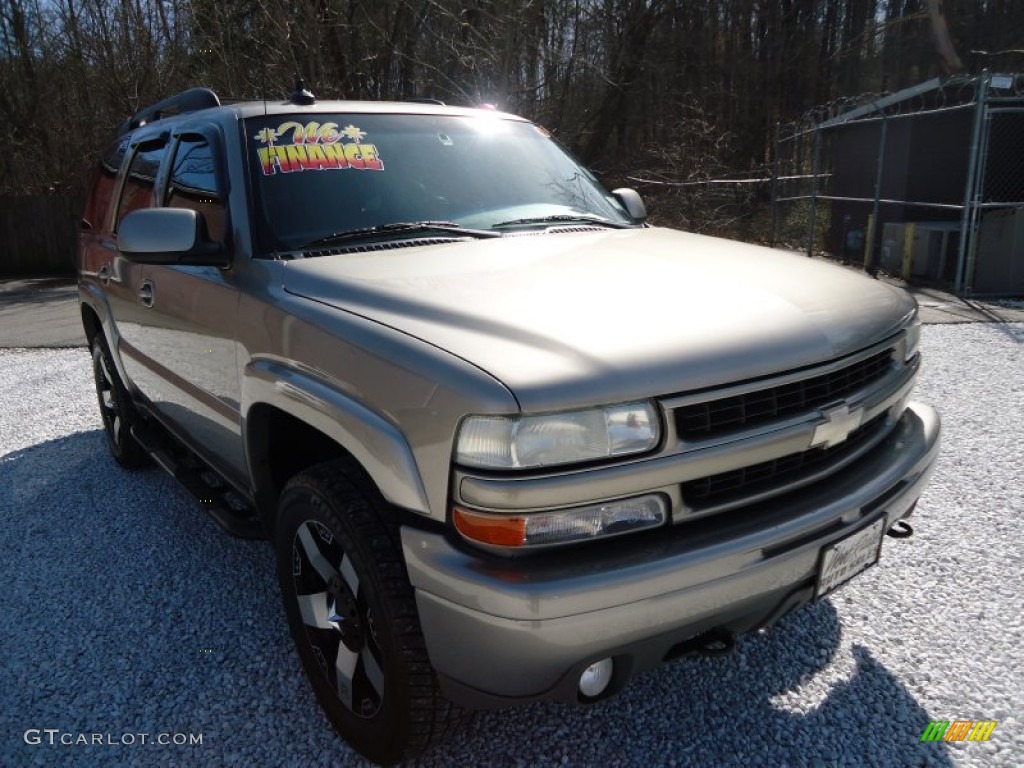 2003 Tahoe Z71 4x4 - Light Pewter Metallic / Tan/Neutral photo #3