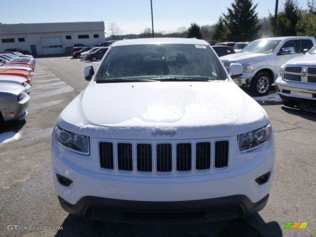 2014 Grand Cherokee Laredo 4x4 - Bright White / Morocco Black photo #3