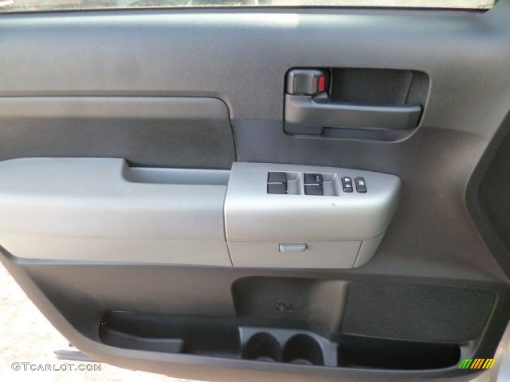 2007 Toyota Tundra SR5 Double Cab 4x4 Graphite Gray Door Panel Photo #91033631