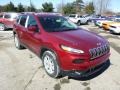 2014 Deep Cherry Red Crystal Pearl Jeep Cherokee Latitude 4x4  photo #4