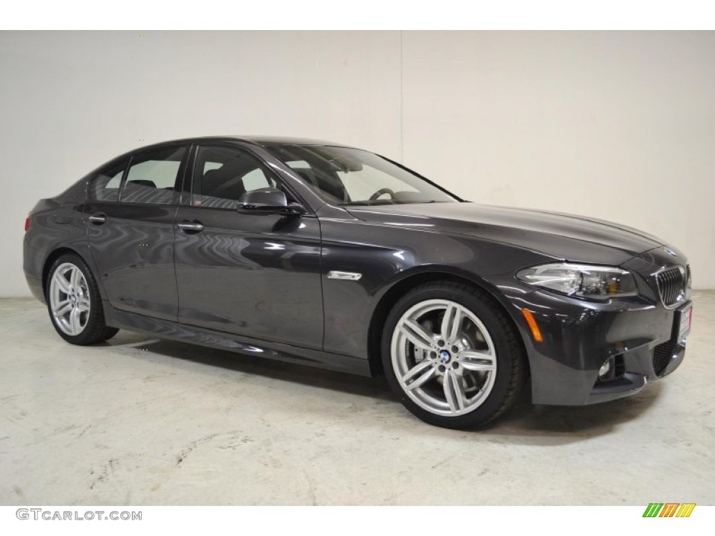 Dark Graphite Metallic 2014 BMW 5 Series 535d Sedan Exterior Photo #91034033
