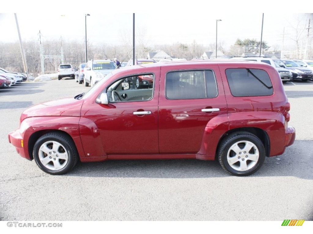 2007 HHR LT - Sport Red Metallic / Gray photo #11