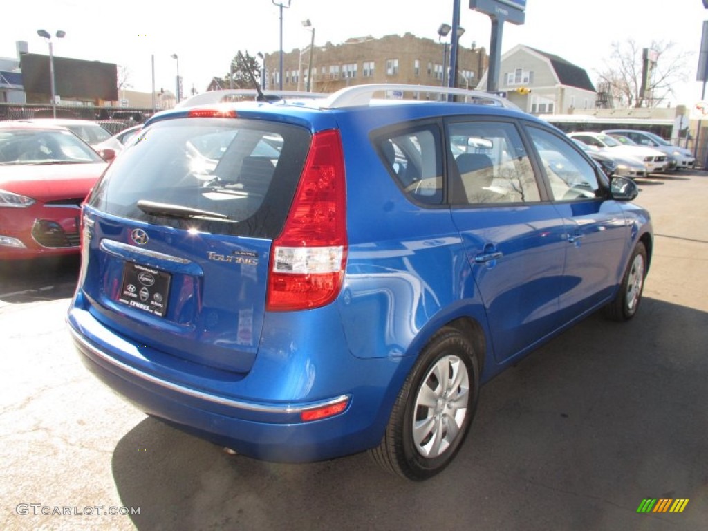2011 Elantra Touring GLS - Vivid Blue / Black photo #4