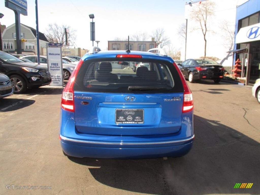 2011 Elantra Touring GLS - Vivid Blue / Black photo #5