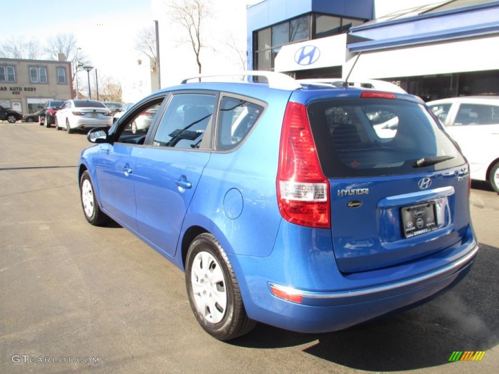 2011 Elantra Touring GLS - Vivid Blue / Black photo #6