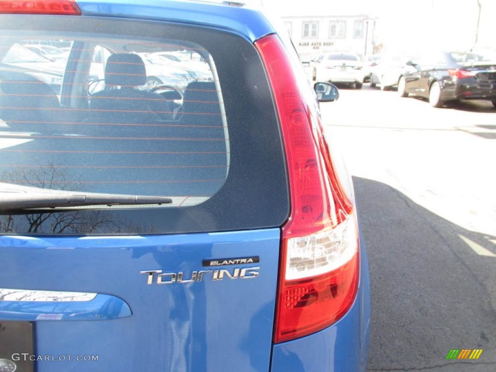 2011 Elantra Touring GLS - Vivid Blue / Black photo #7