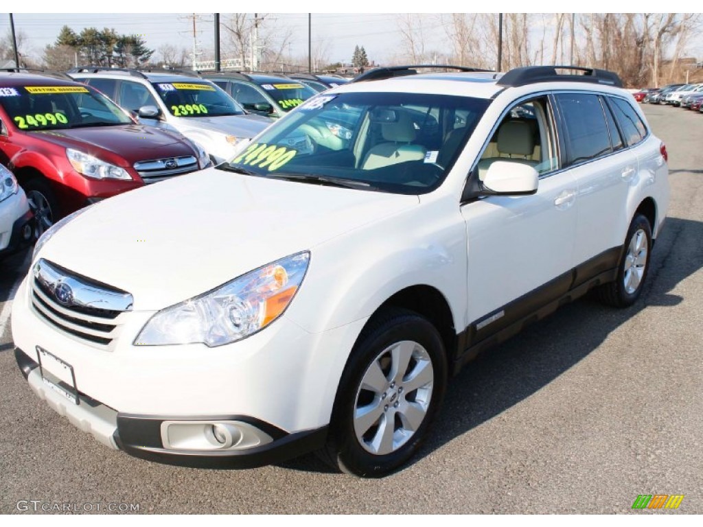Satin White Pearl 2012 Subaru Outback 2.5i Limited Exterior Photo #91034951