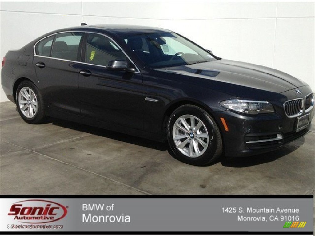 2014 5 Series 528i Sedan - Dark Graphite Metallic / Black photo #1