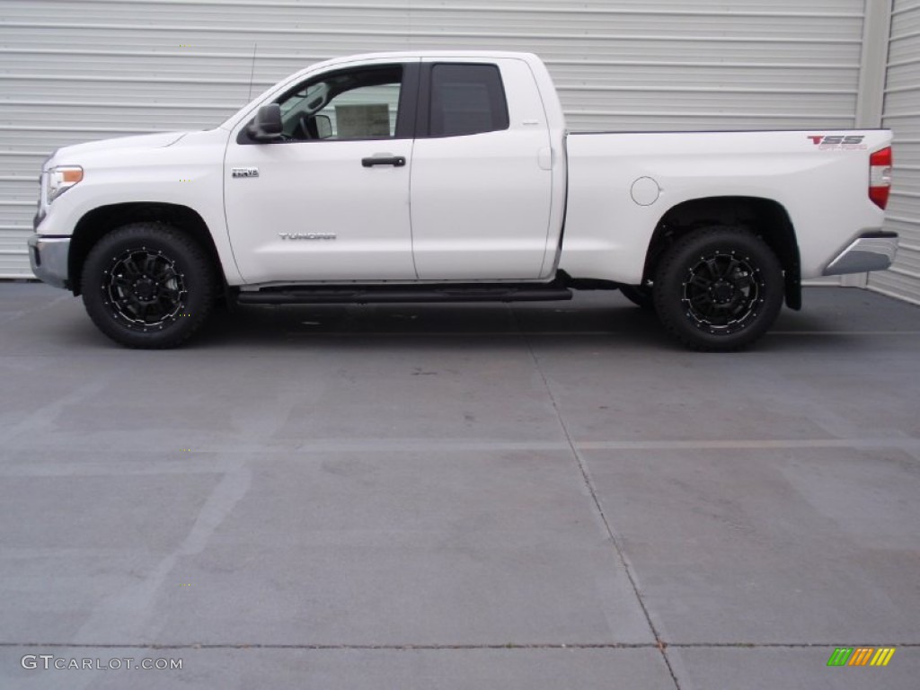 2014 Tundra SR5 Double Cab - Super White / Graphite photo #6