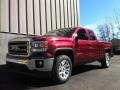 2014 Sonoma Red Metallic GMC Sierra 1500 SLE Double Cab 4x4  photo #1