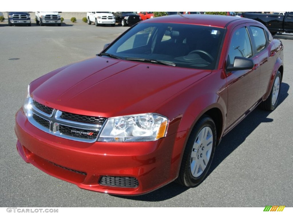 2014 Avenger SE - Deep Cherry Red Crystal Pearl / Black photo #1