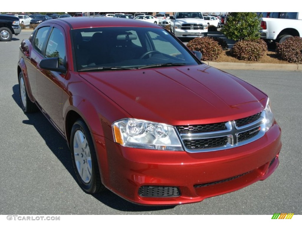 2014 Avenger SE - Deep Cherry Red Crystal Pearl / Black photo #2