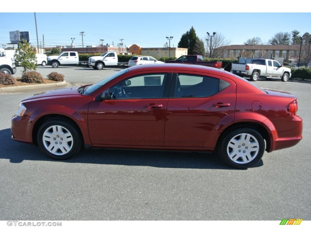 2014 Avenger SE - Deep Cherry Red Crystal Pearl / Black photo #3