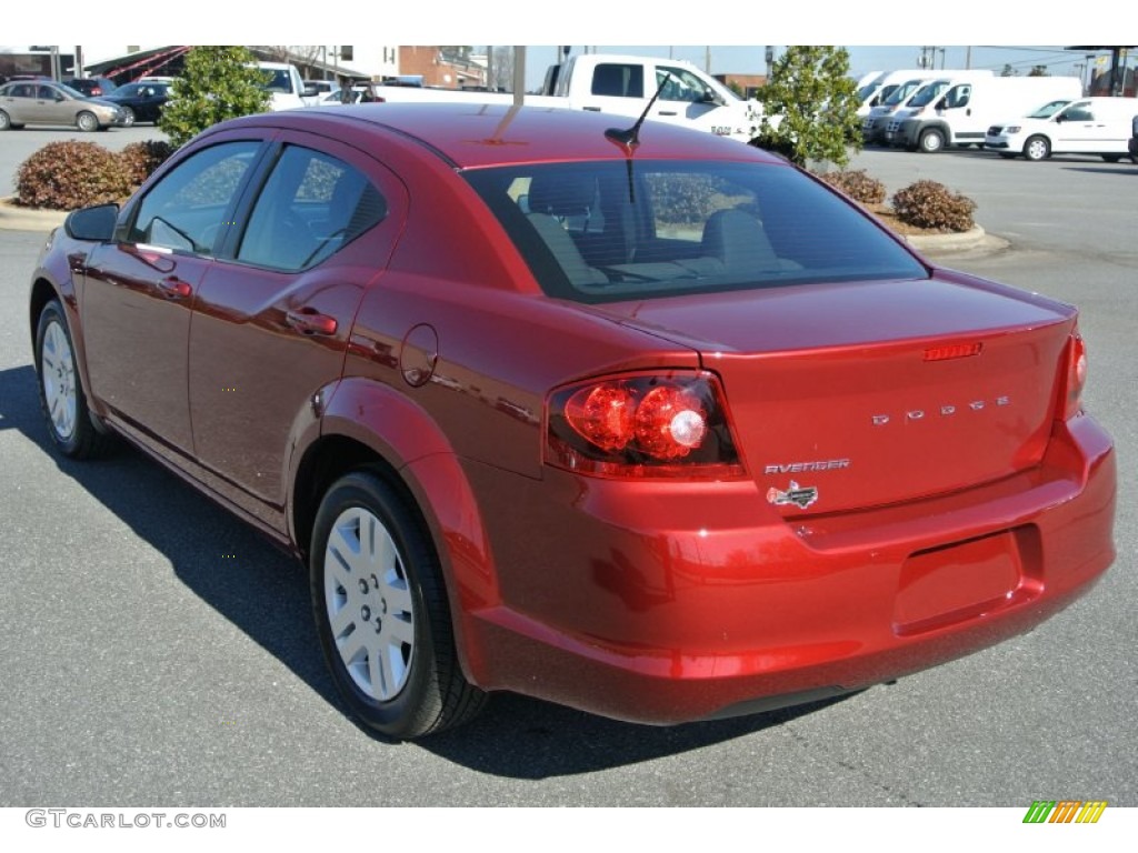 2014 Avenger SE - Deep Cherry Red Crystal Pearl / Black photo #4