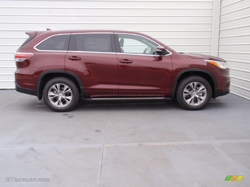 Moulin Rouge Mica 2014 Toyota Highlander LE Exterior Photo #91038821