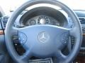 2004 Mercedes-Benz E Pacific Blue Interior Steering Wheel Photo