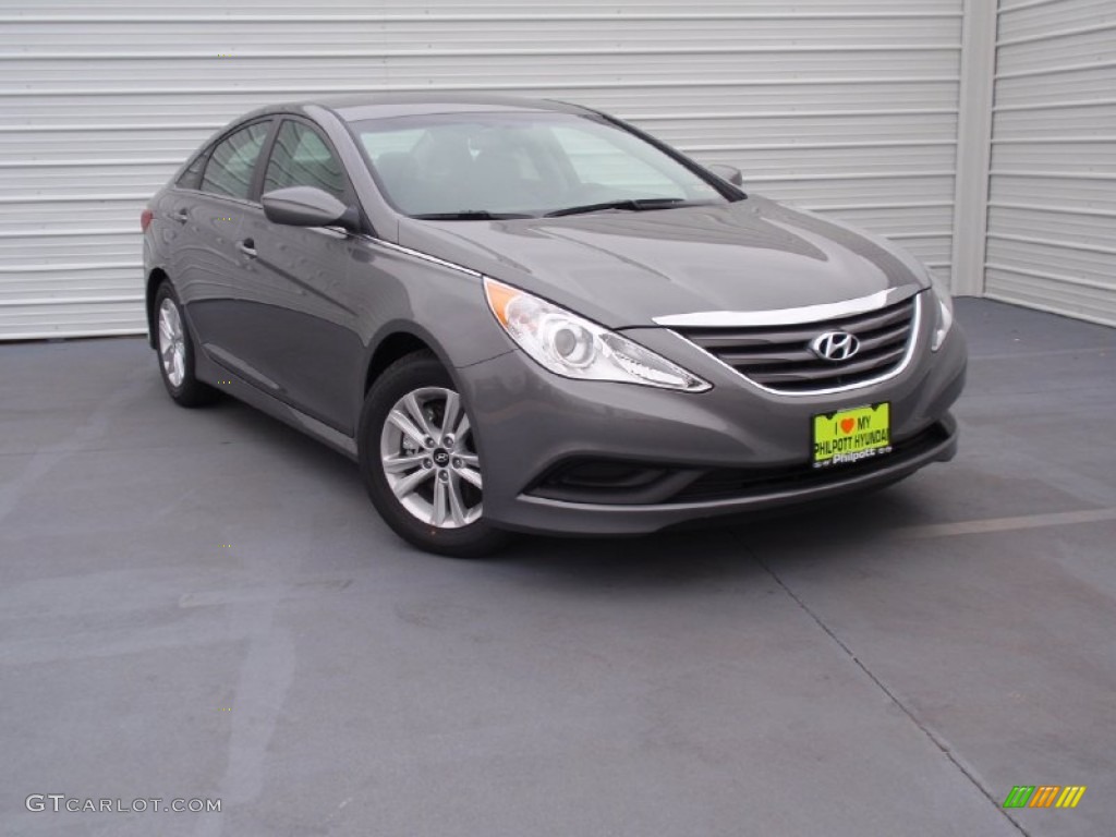 2014 Sonata GLS - Harbor Gray Metallic / Gray photo #2