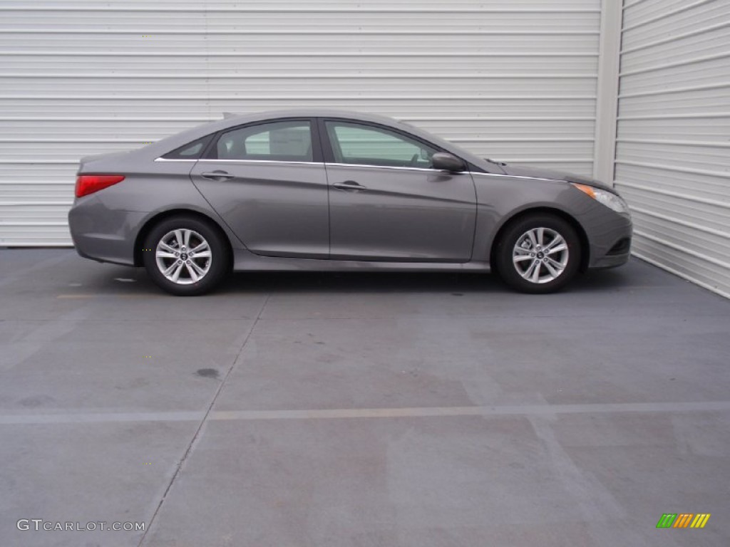 2014 Sonata GLS - Harbor Gray Metallic / Gray photo #3