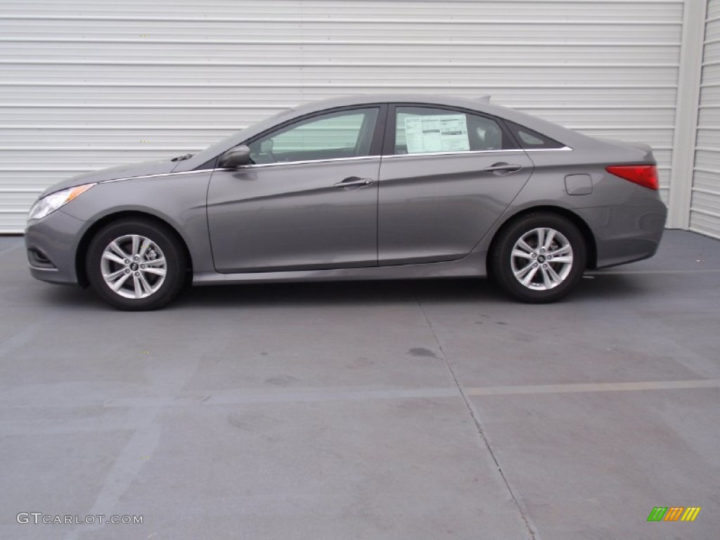 2014 Sonata GLS - Harbor Gray Metallic / Gray photo #6