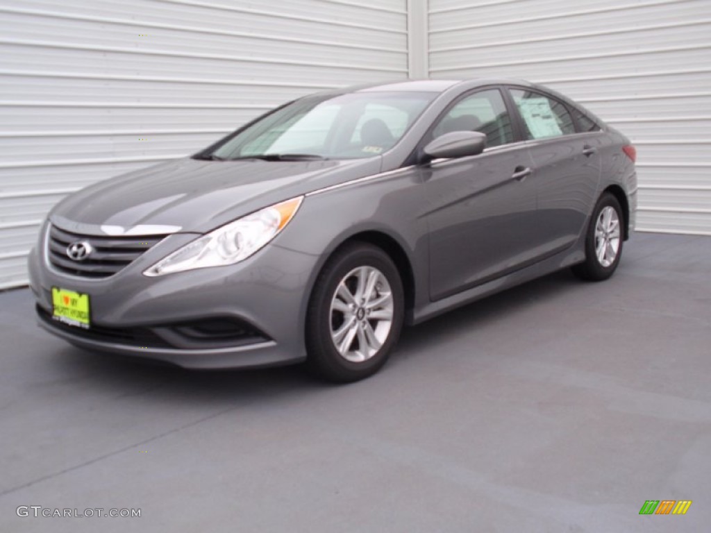 2014 Sonata GLS - Harbor Gray Metallic / Gray photo #7
