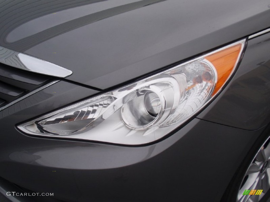 2014 Sonata GLS - Harbor Gray Metallic / Gray photo #9