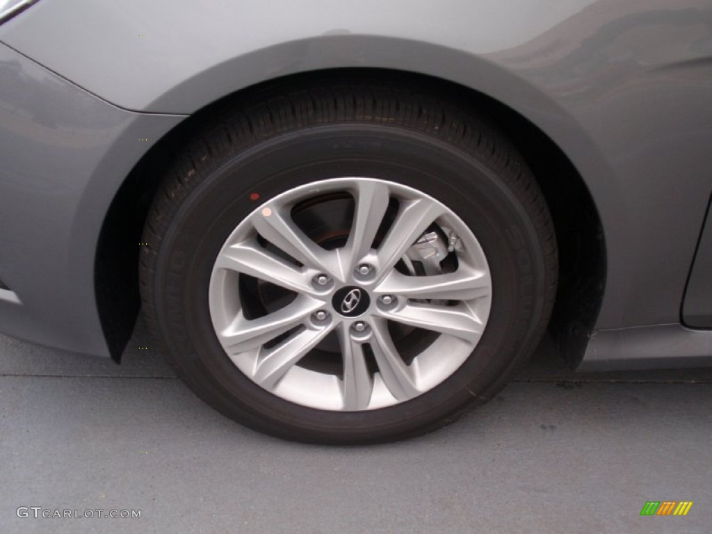 2014 Sonata GLS - Harbor Gray Metallic / Gray photo #11