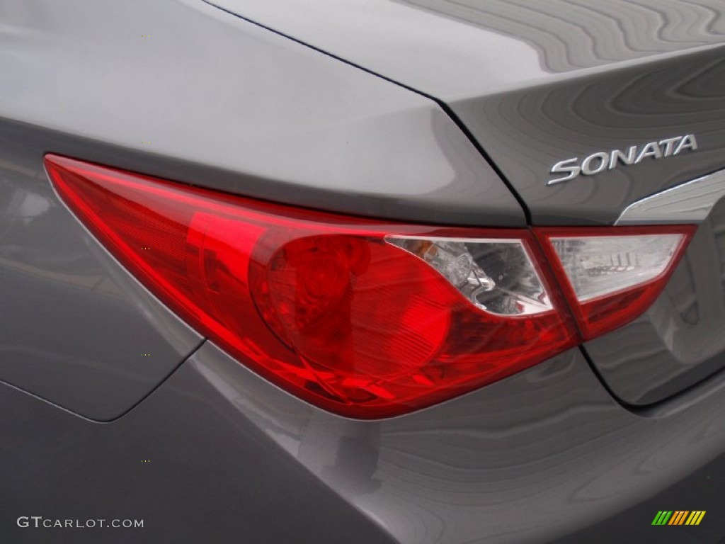 2014 Sonata GLS - Harbor Gray Metallic / Gray photo #12