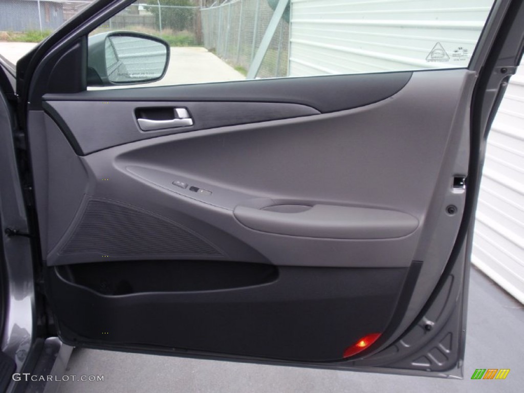 2014 Sonata GLS - Harbor Gray Metallic / Gray photo #15