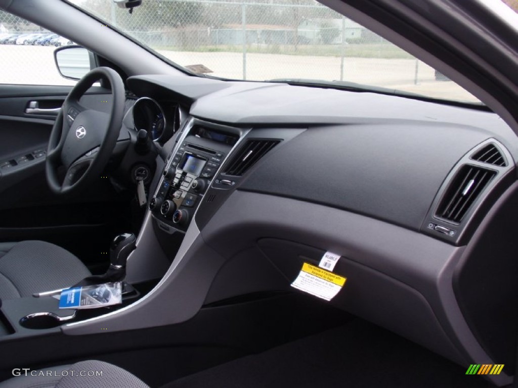 2014 Sonata GLS - Harbor Gray Metallic / Gray photo #16