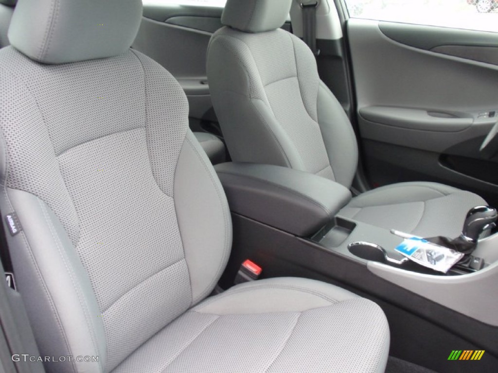 2014 Sonata GLS - Harbor Gray Metallic / Gray photo #17