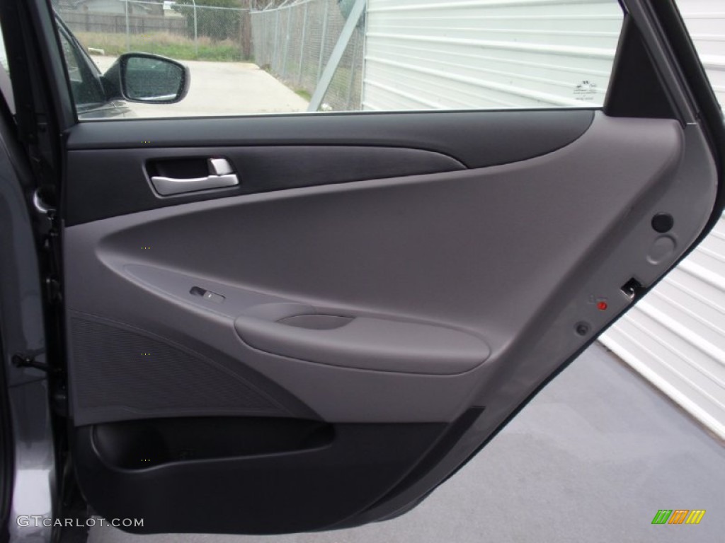 2014 Sonata GLS - Harbor Gray Metallic / Gray photo #18