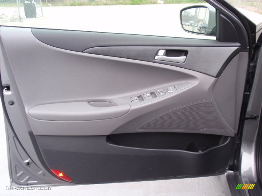 2014 Sonata GLS - Harbor Gray Metallic / Gray photo #21