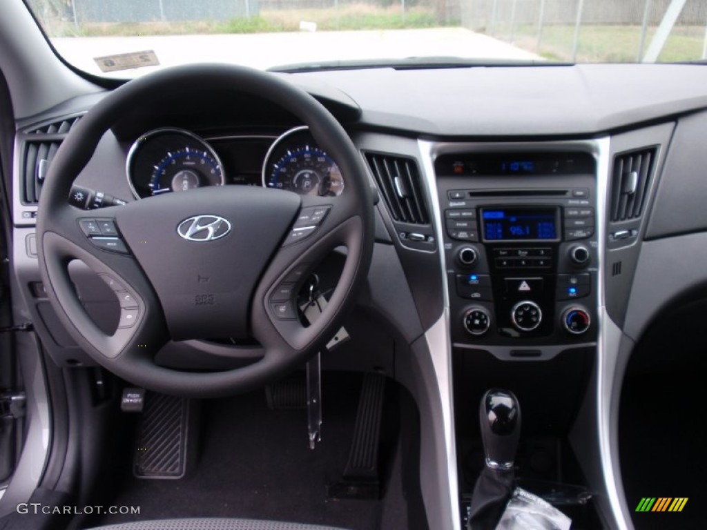 2014 Sonata GLS - Harbor Gray Metallic / Gray photo #26