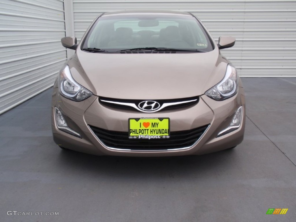 2014 Elantra SE Sedan - Bronze / Beige photo #8