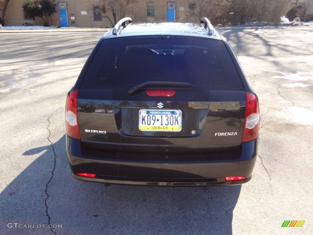 2007 Forenza Wagon - Fantasy Black Metallic / Grey photo #11