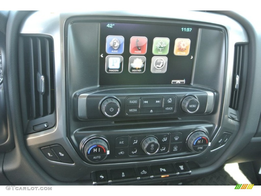 2015 Chevrolet Silverado 3500HD LT Crew Cab 4x4 Controls Photo #91043156