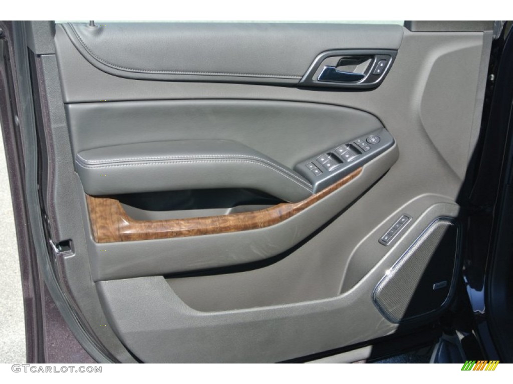 2015 Chevrolet Tahoe LT 4WD Jet Black Door Panel Photo #91043747