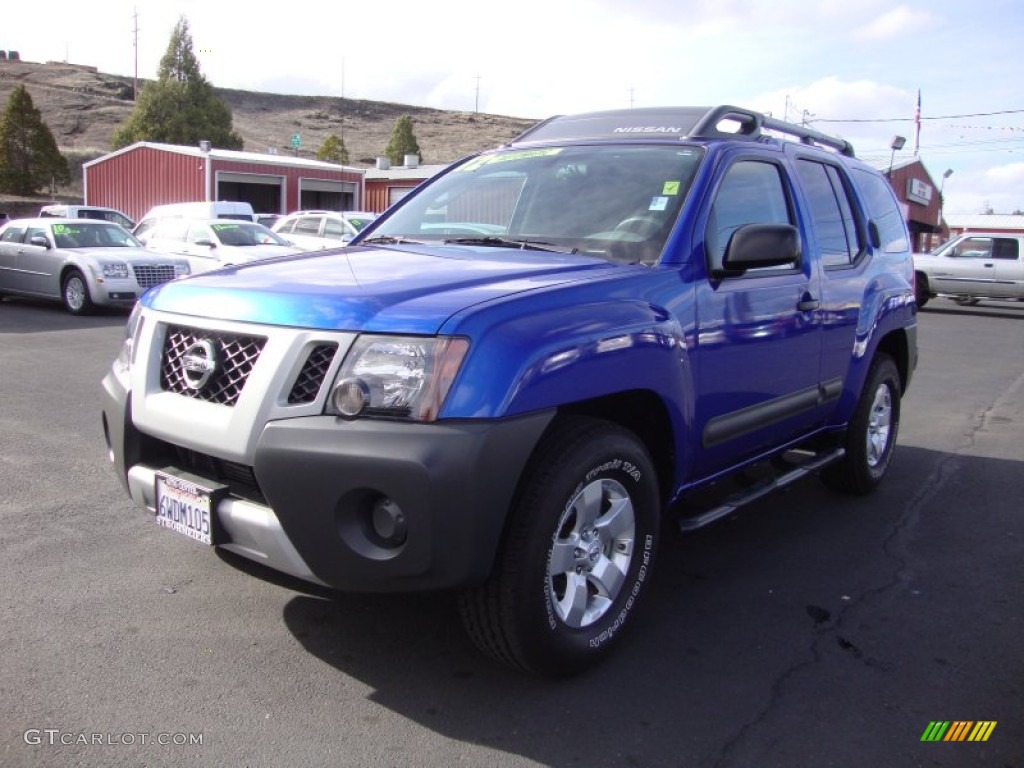 2012 Xterra S - Metallic Blue / Gray photo #3