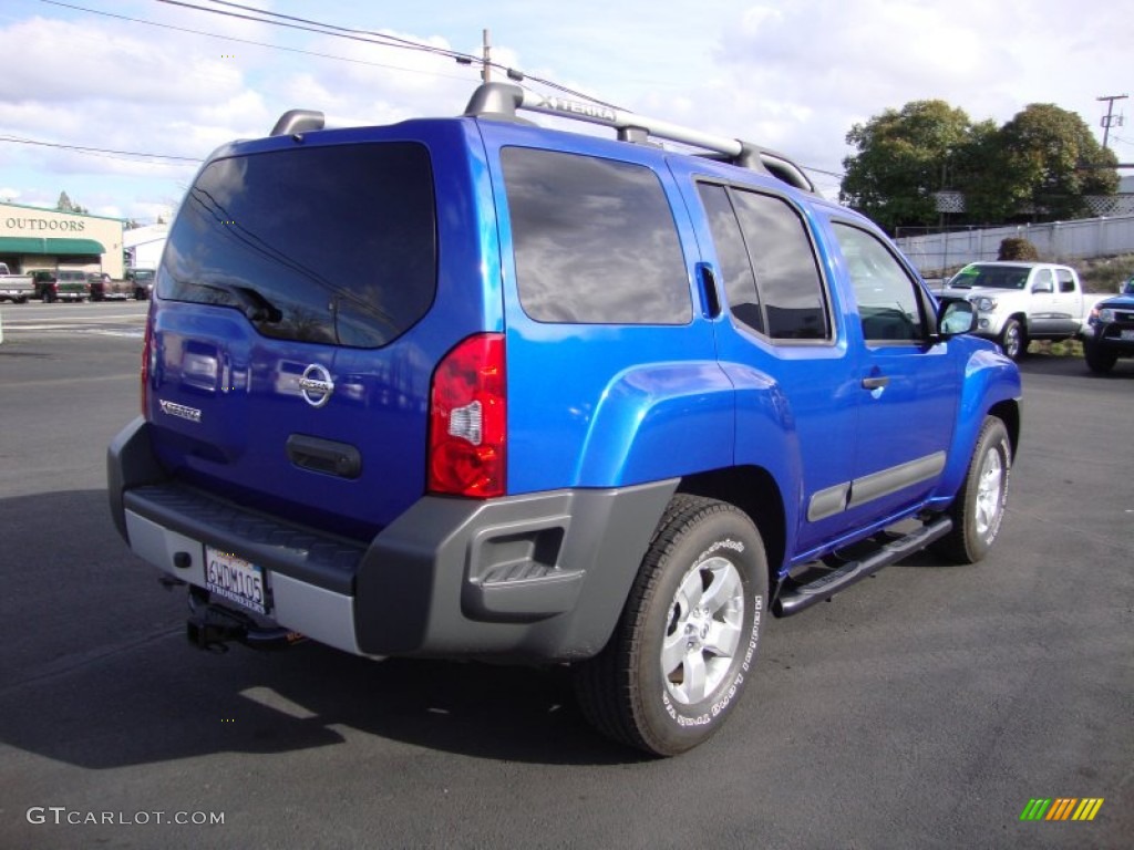 2012 Xterra S - Metallic Blue / Gray photo #7