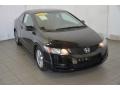 2010 Crystal Black Pearl Honda Civic EX Coupe  photo #1