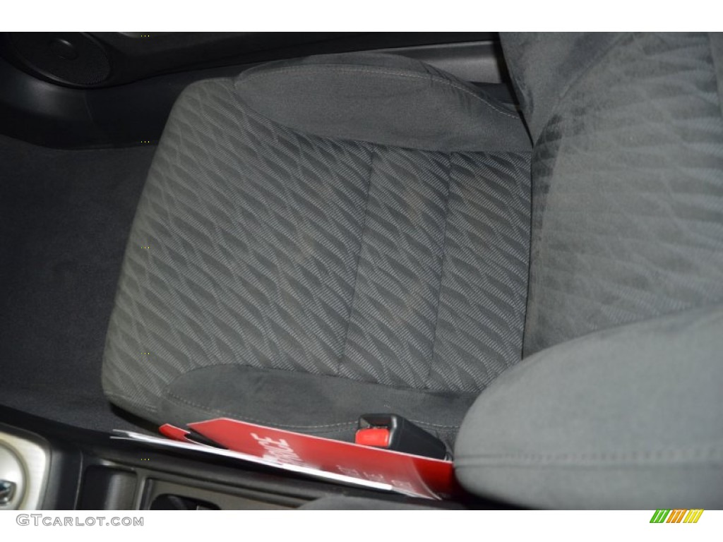 2010 Civic EX Coupe - Crystal Black Pearl / Gray photo #16