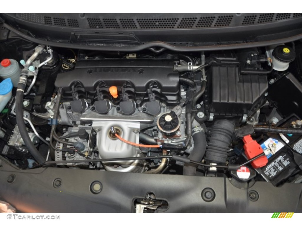 2010 Civic EX Coupe - Crystal Black Pearl / Gray photo #31