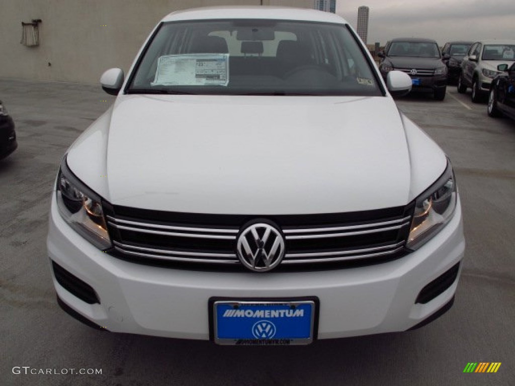 2014 Tiguan S - Candy White / Black photo #2