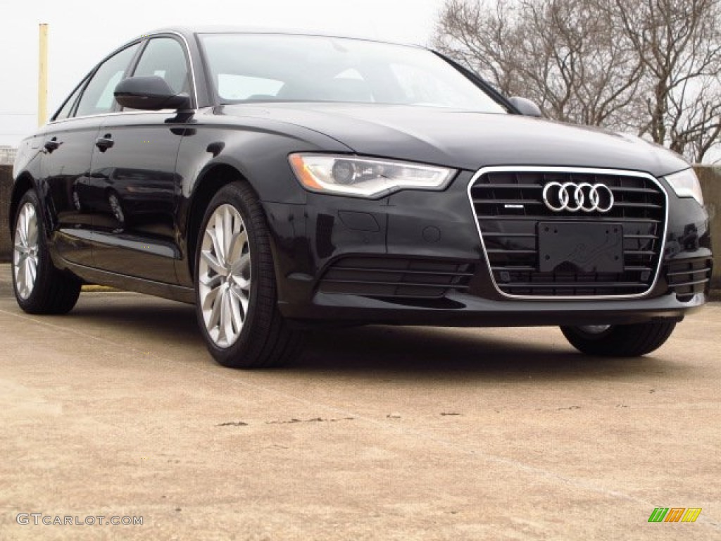 2014 A6 3.0 TDI quattro Sedan - Phantom Black Pearl / Black photo #1