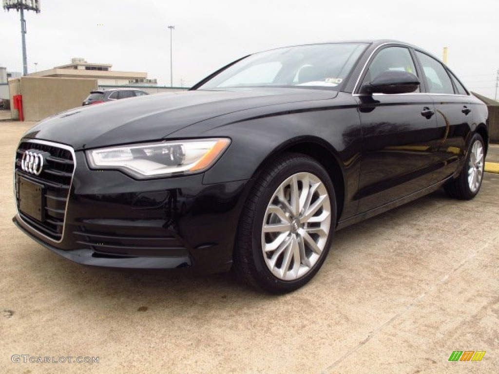 Phantom Black Pearl 2014 Audi A6 3.0 TDI quattro Sedan Exterior Photo #91050162