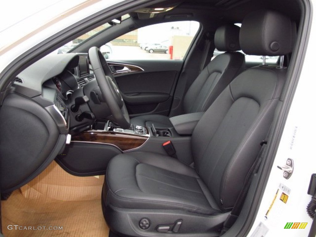 Black Interior 2014 Audi A6 3.0T quattro Sedan Photo #91050915